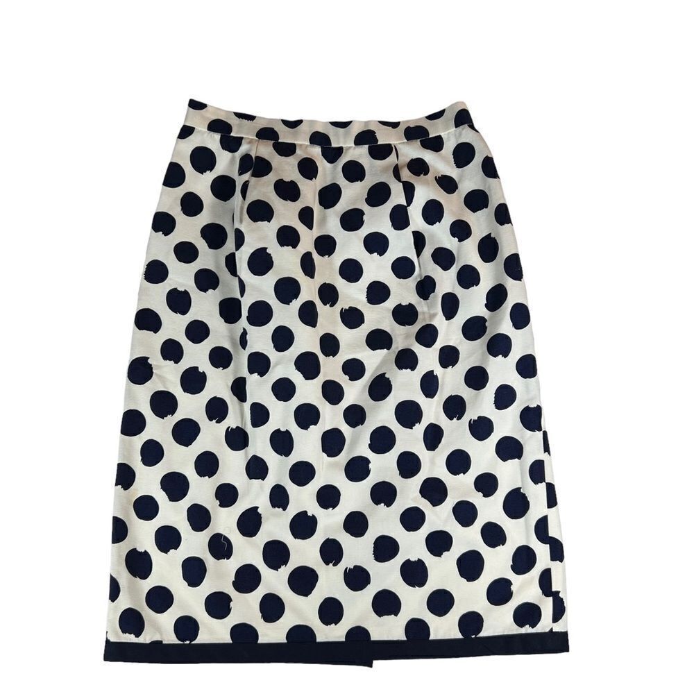 Vintage Scaasi Polka Dot Pencil Skirt